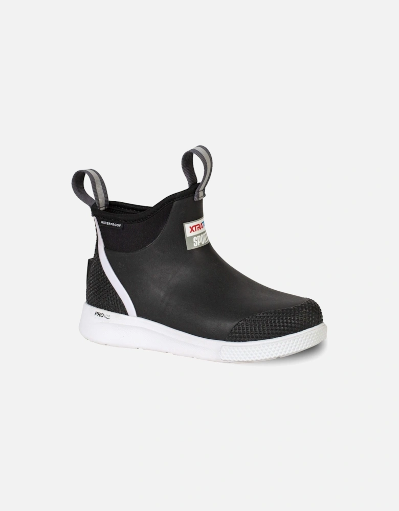 model 6" Ankle Deck Boot Sport Female in Black