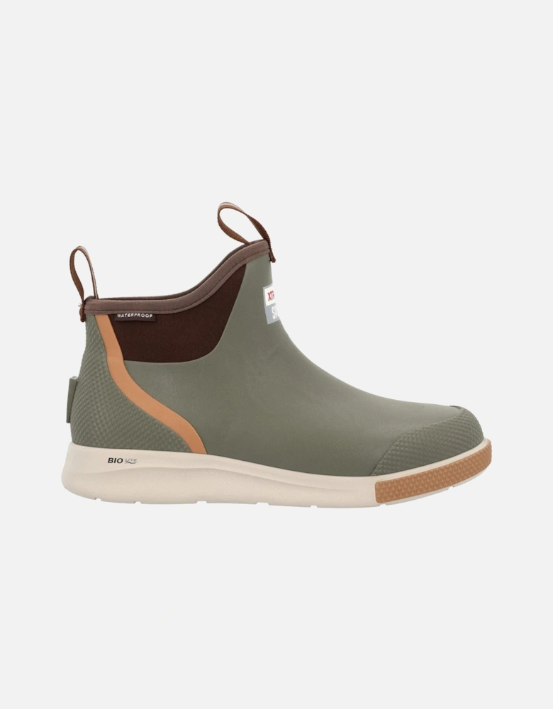 Ankle Deck Sport Synthetic Olive Wellington Boots