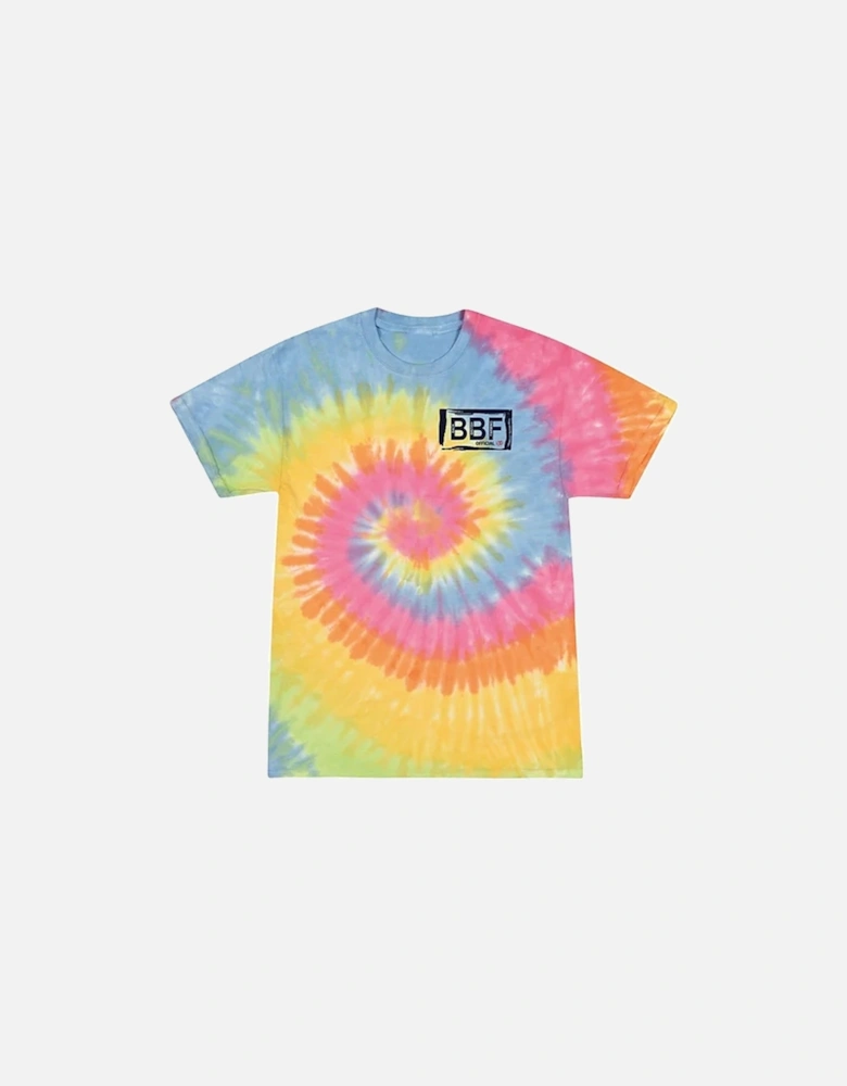 Back British Farming Unisex Tie-Dye T-shirt Minty Rainbow