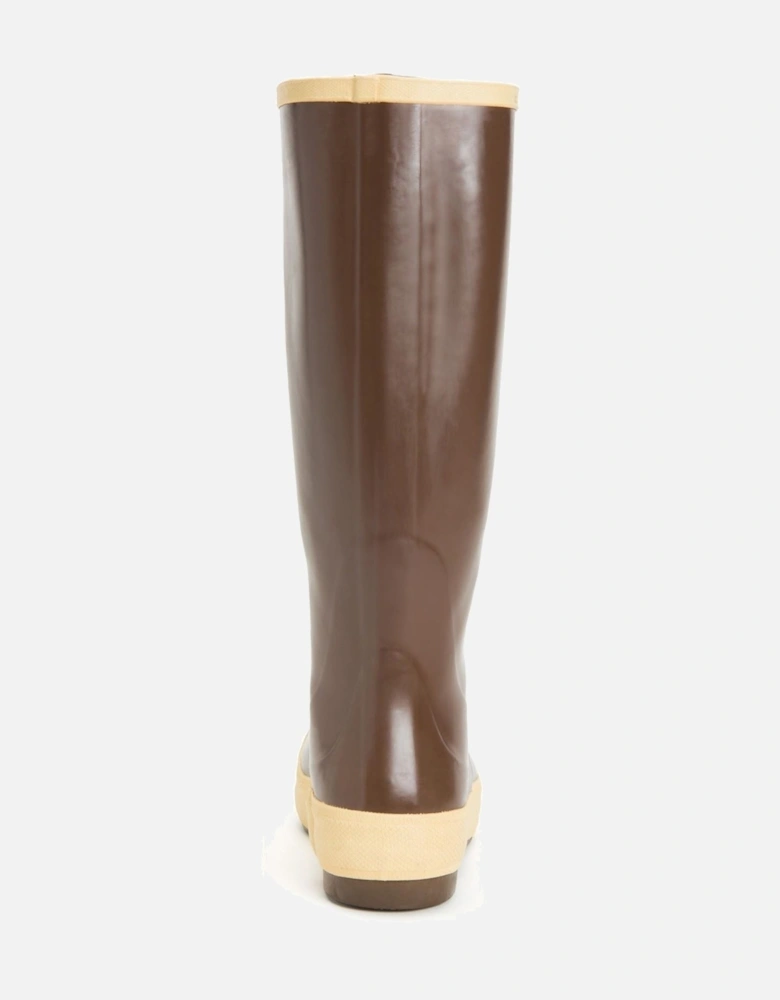 Salmon Sisters Latex neoprene Brown Wellington Boots