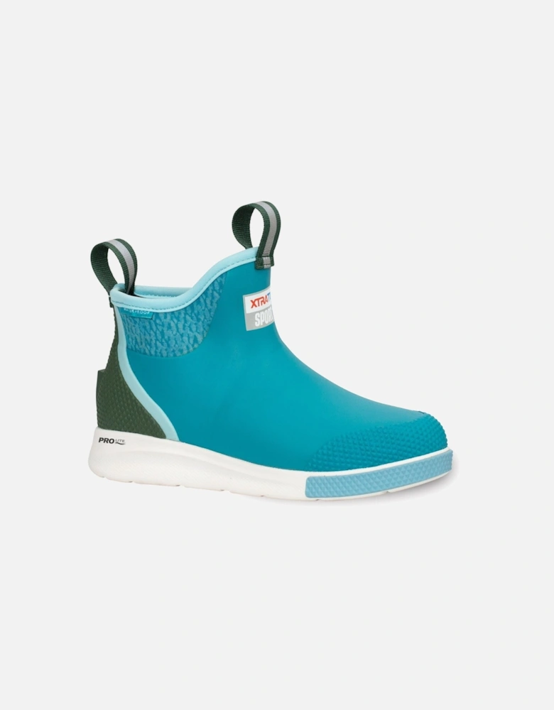 model Ankle Deck Boot Sport Female in Teal