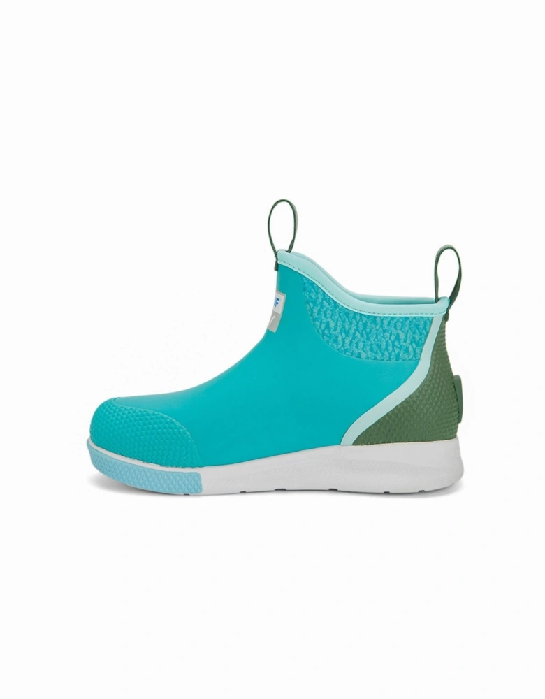 model Ankle Deck Boot Sport Female in Teal