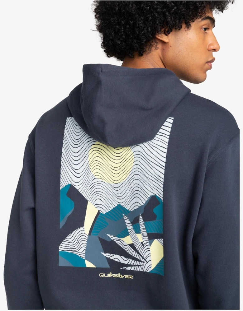 Mens Abstract Nature Pullover Hoodie