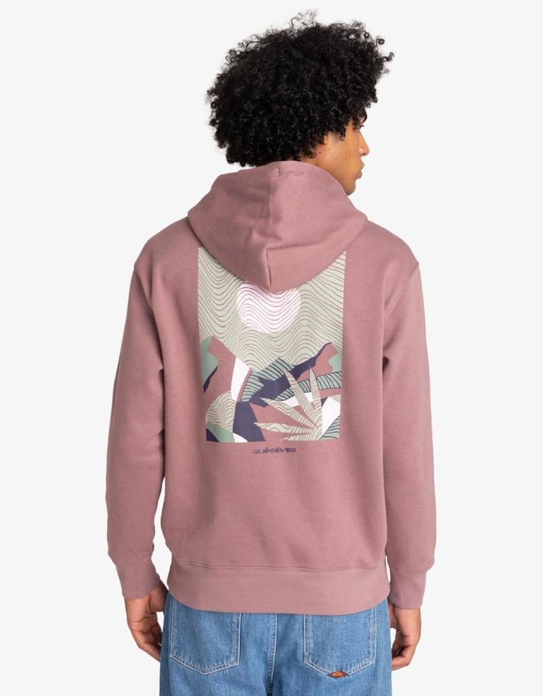 Mens Abstract Nature Pullover Hoodie