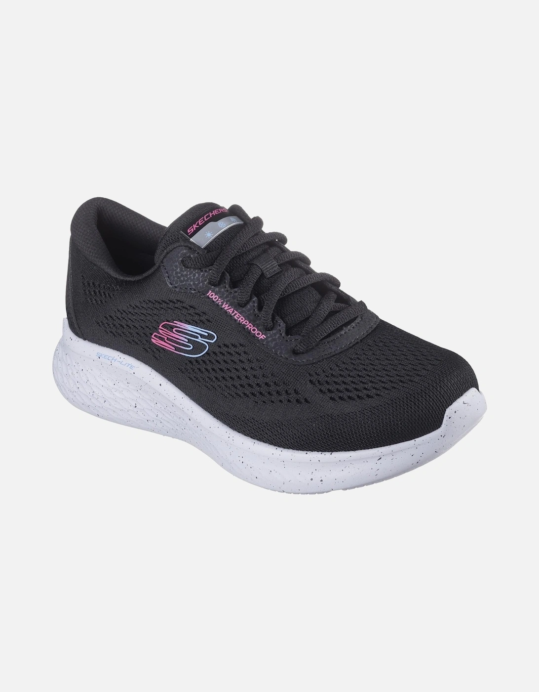 Womens Skech Lite Pro Waterproof Memory Foam Trainers, 2 of 1