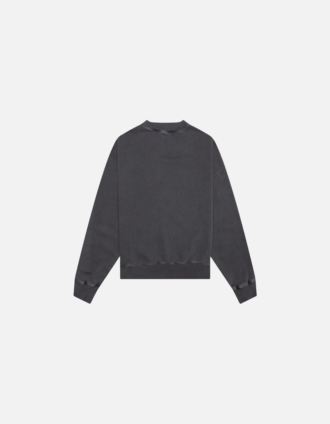 GD Curved Logo Washed Black Sweater