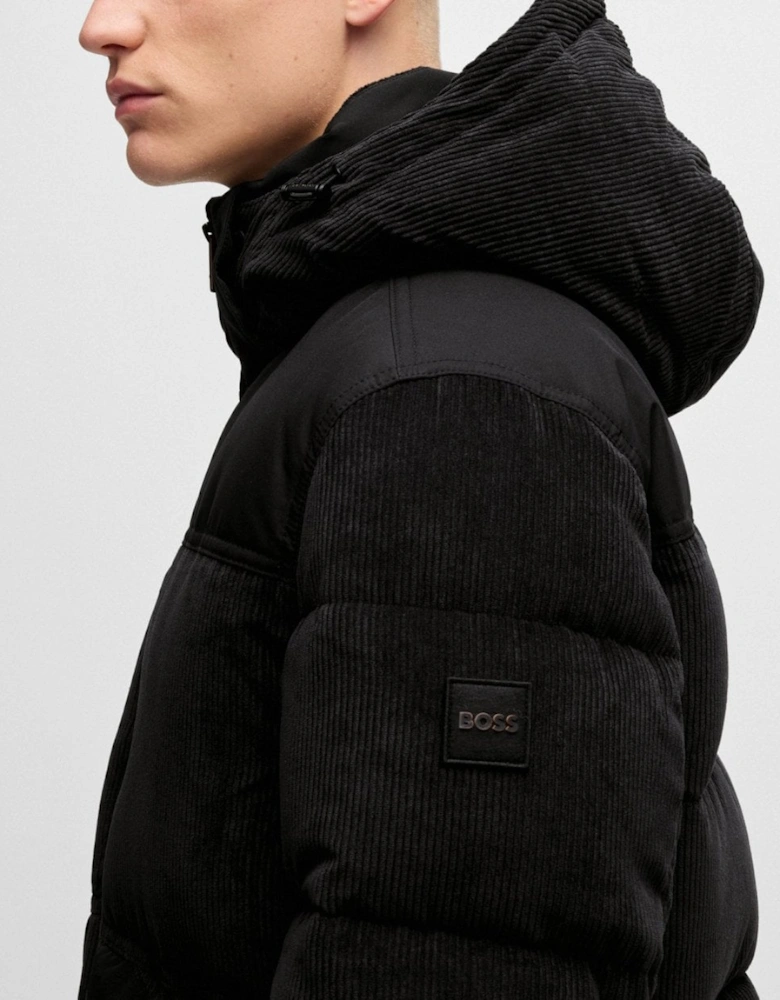 BOSS Orange Odope Mens Hooded Padded Jacket