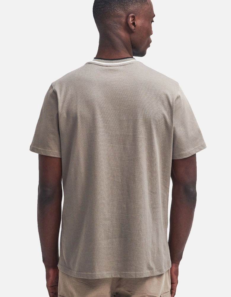 Buxton Tipped T-shirt Brindle