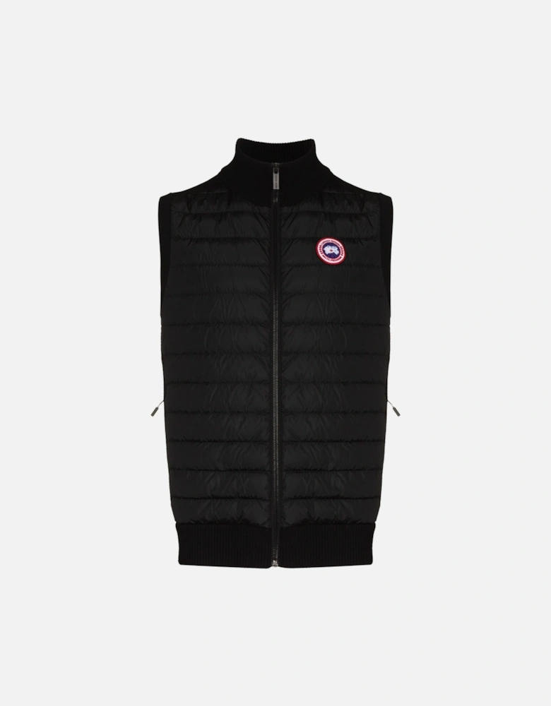 Hybridge Knit Vest Black