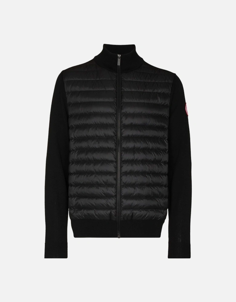 Hybridge Knit Packable Jacket Black