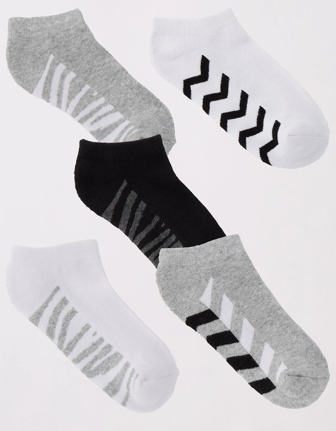 5pk Print Trainer Liner Socks, 5 of 4