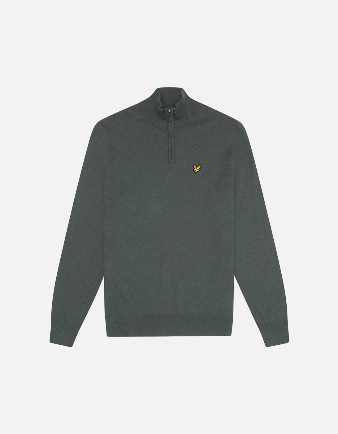 Lyle & Scott Cotton Merino Mens Quarter Zip Jumper, 2 of 1