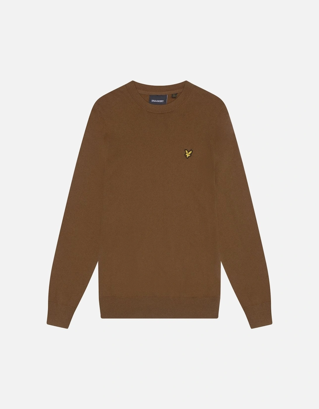 Lyle & Scott Cotton Merino Mens Crew Neck Jumper, 2 of 1