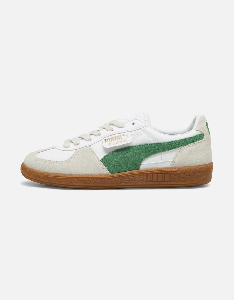 Men's Palermo Trainers - Green/White