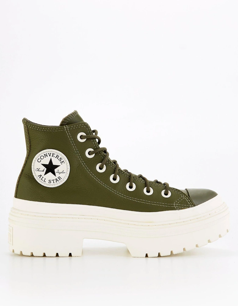 Womens Thinsulate Chuck Taylor All Star Lugged Heel Trainers - Green