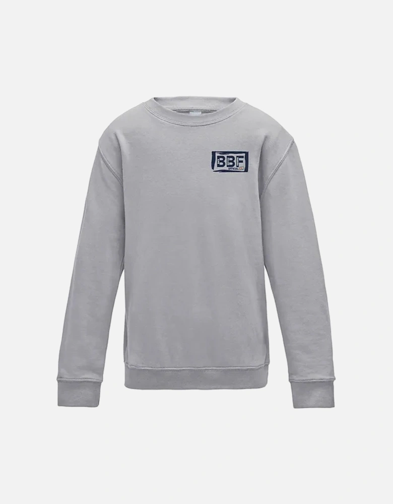 Back British Farming Kids Sweatshirt Grey