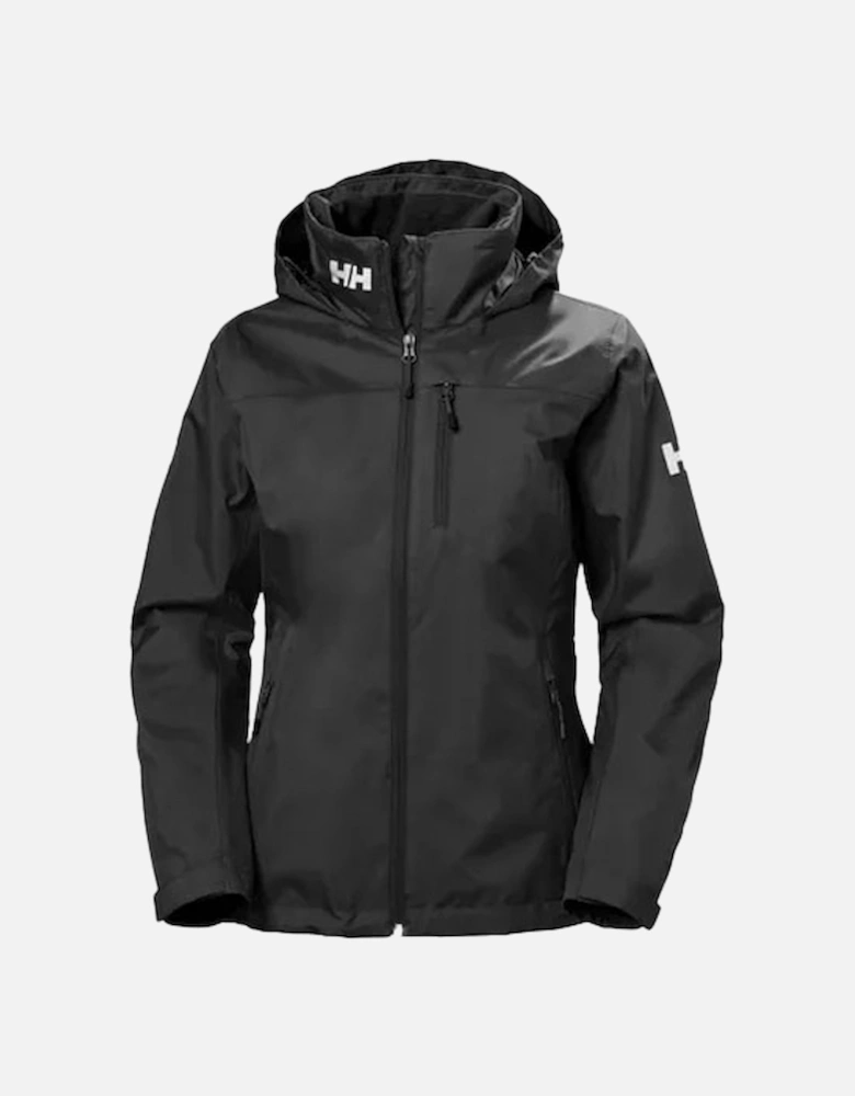 Women's Crew Hooded Midlayer Jacket 990 Black