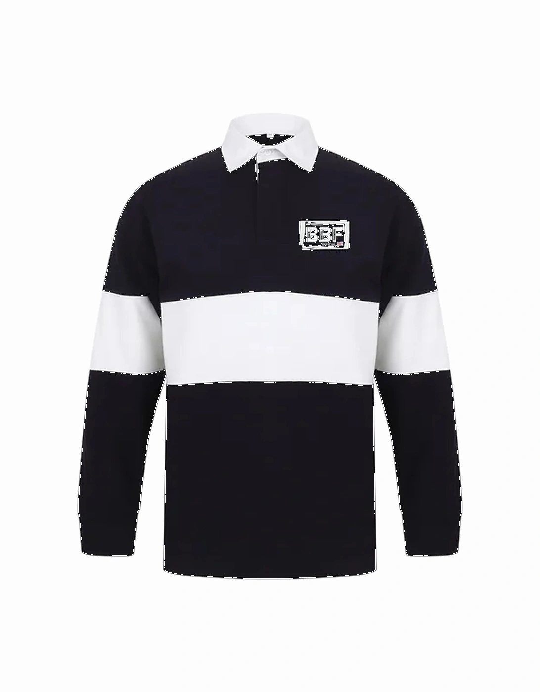 Back British Farming Men's Panelled Rugby Top Navy/White, 3 of 2