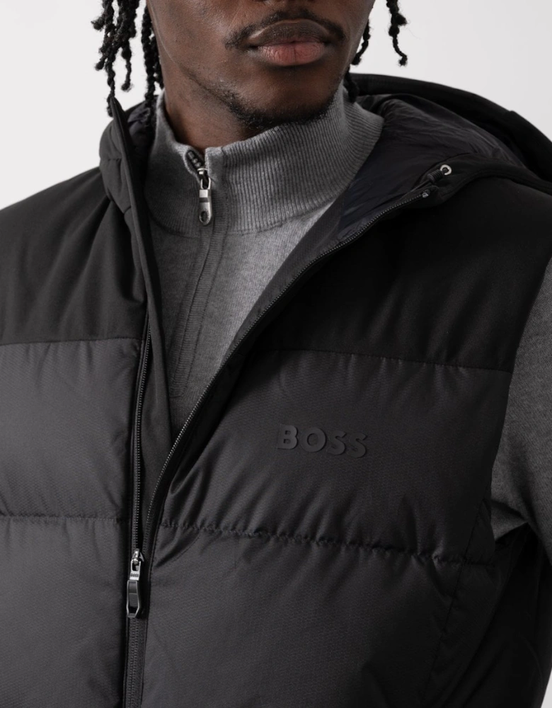 BOSS Green V Hamar 2 Mens Padded Hooded Gilet