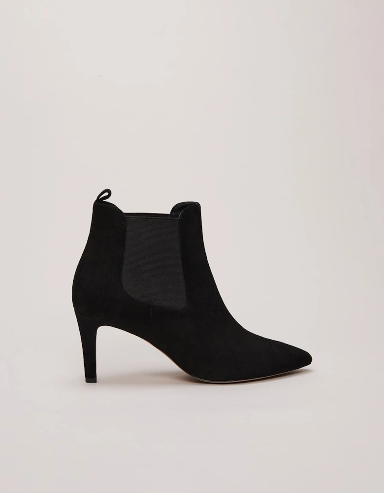 Black Suede Ankle Boots