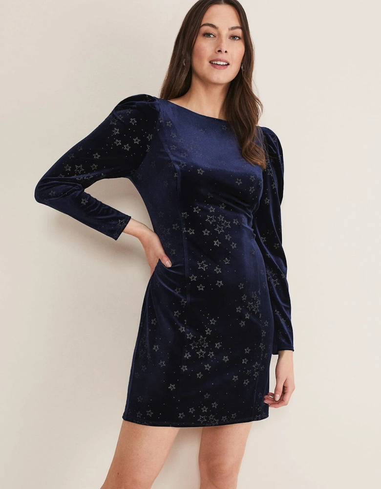 Daria Velvet Star Dress