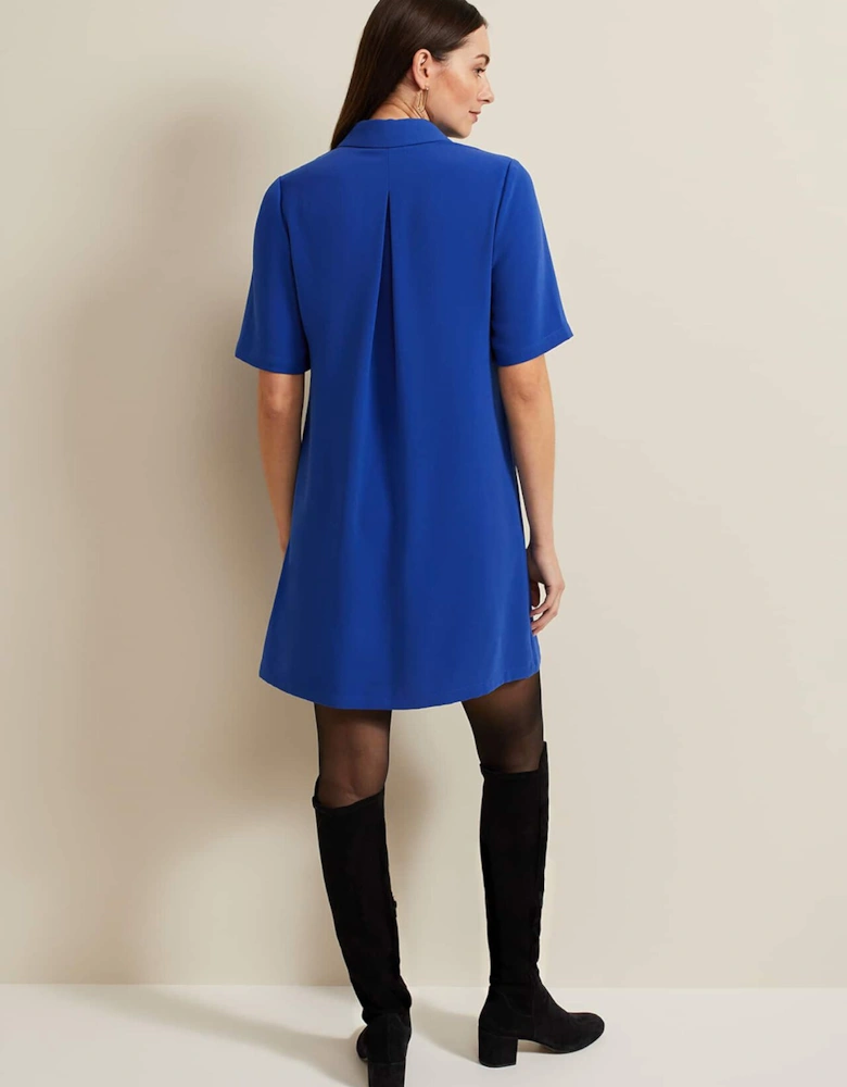 Cara Button Through Tunic Dress