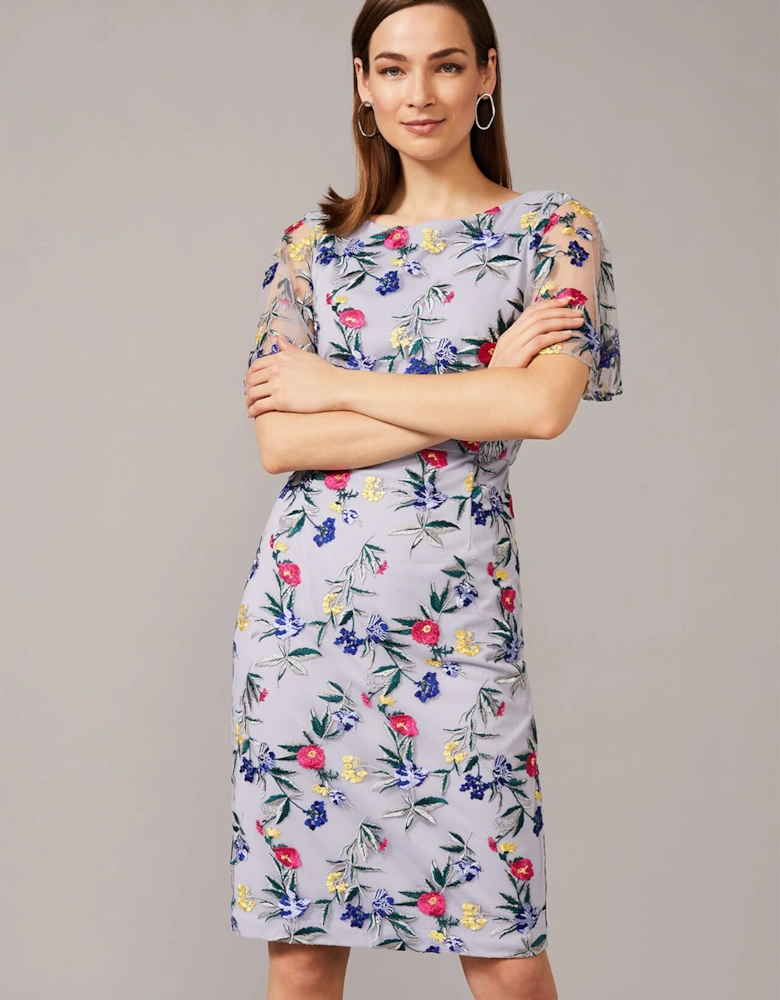 Lorie Floral Embroidered Dress