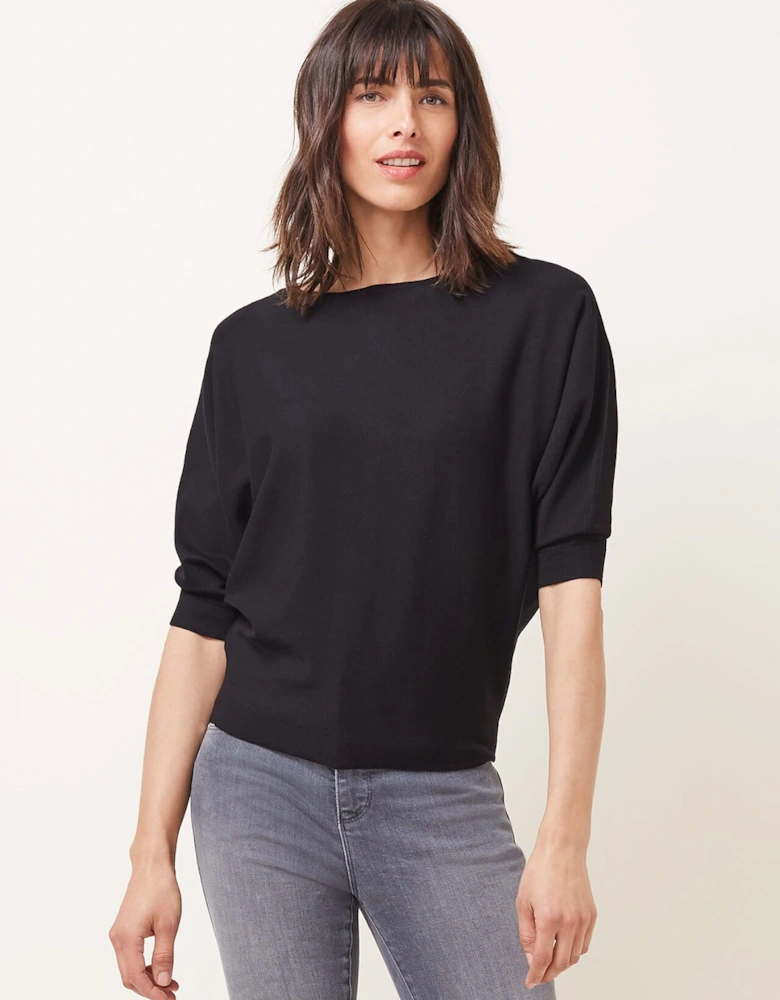 Cristine Batwing Fine Knit Jumper