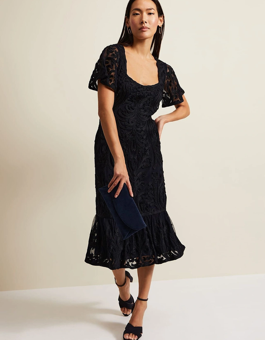 Matilda Tapework Midi Dress, 2 of 1