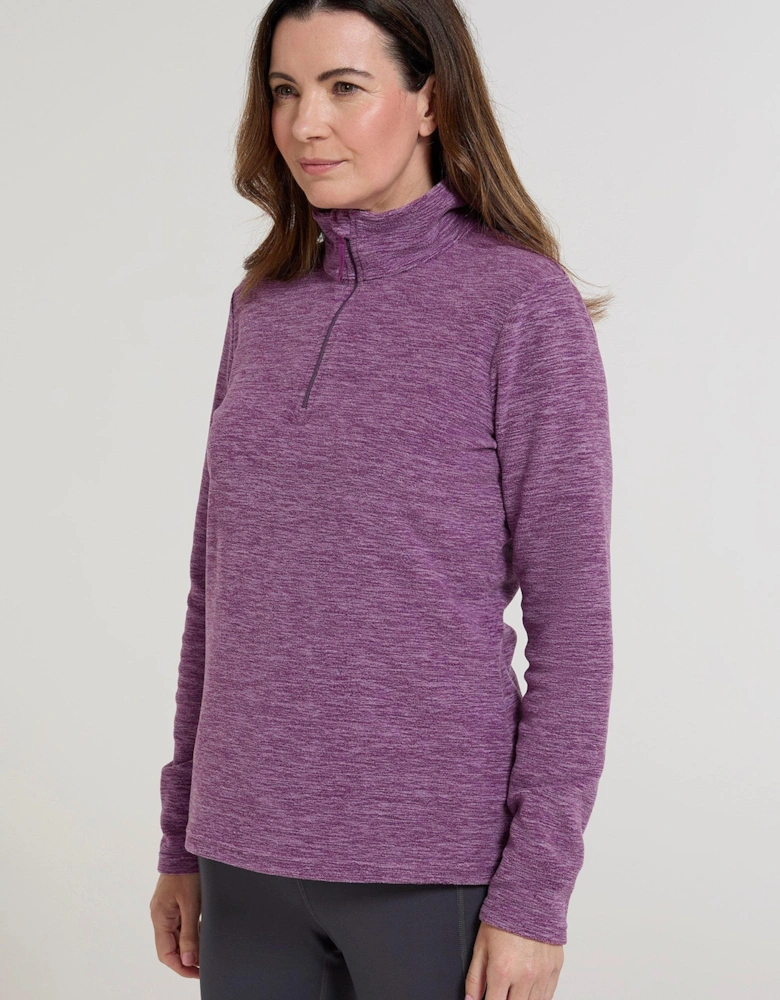 Womens/Ladies Snowdon Melange Fleece Top