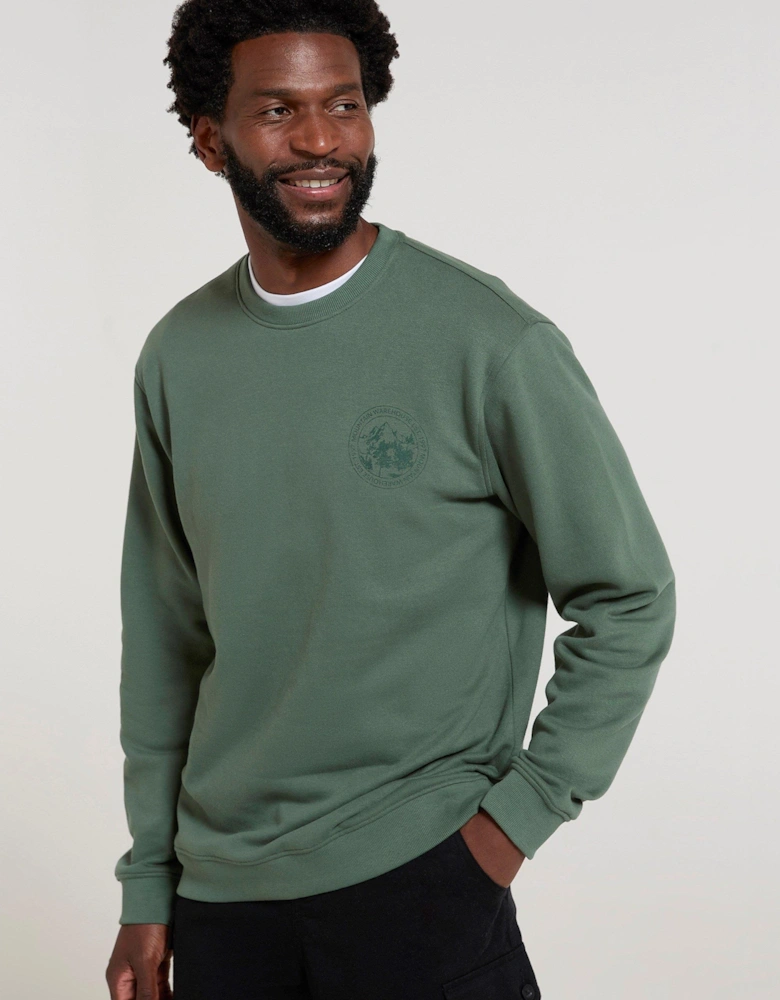 Mens Mountain Crew Neck Sweatshirt