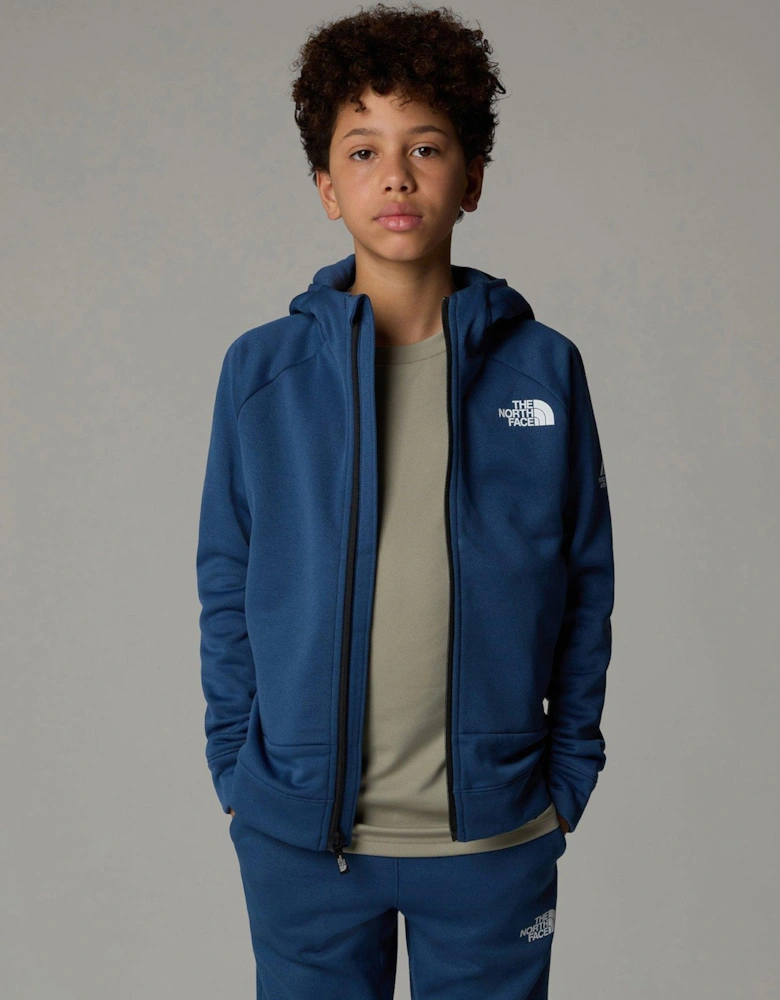 Junior Boys Mountain Athletics Full Zip Hoodie - Navy