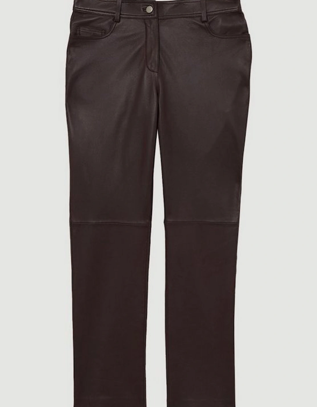 The Founder Leather Slim Leg Trousers