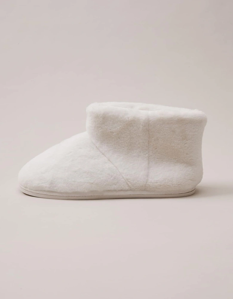 Faux Fur Slipper Boots