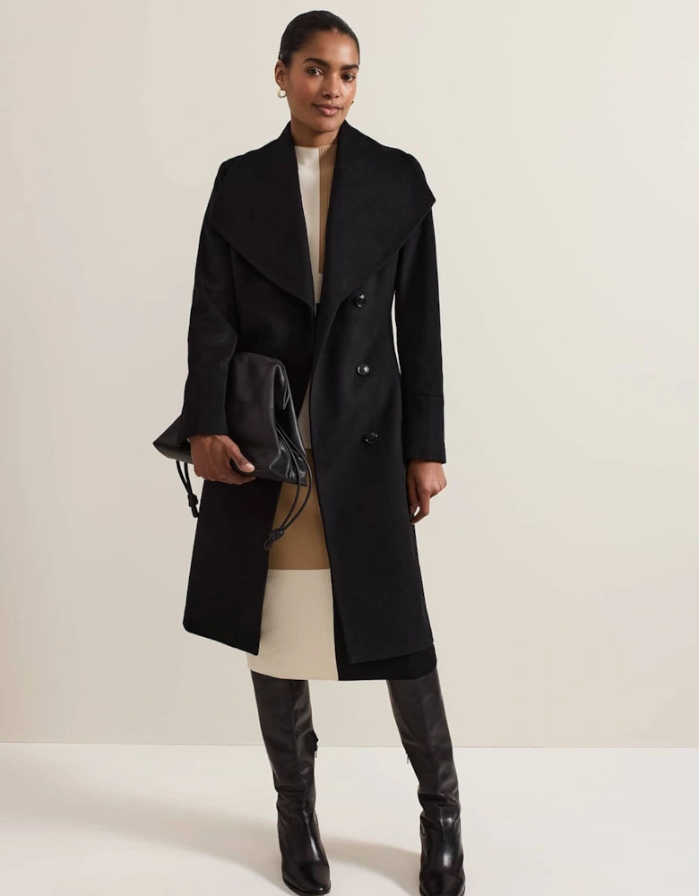 Nicci Wool Belted Coat