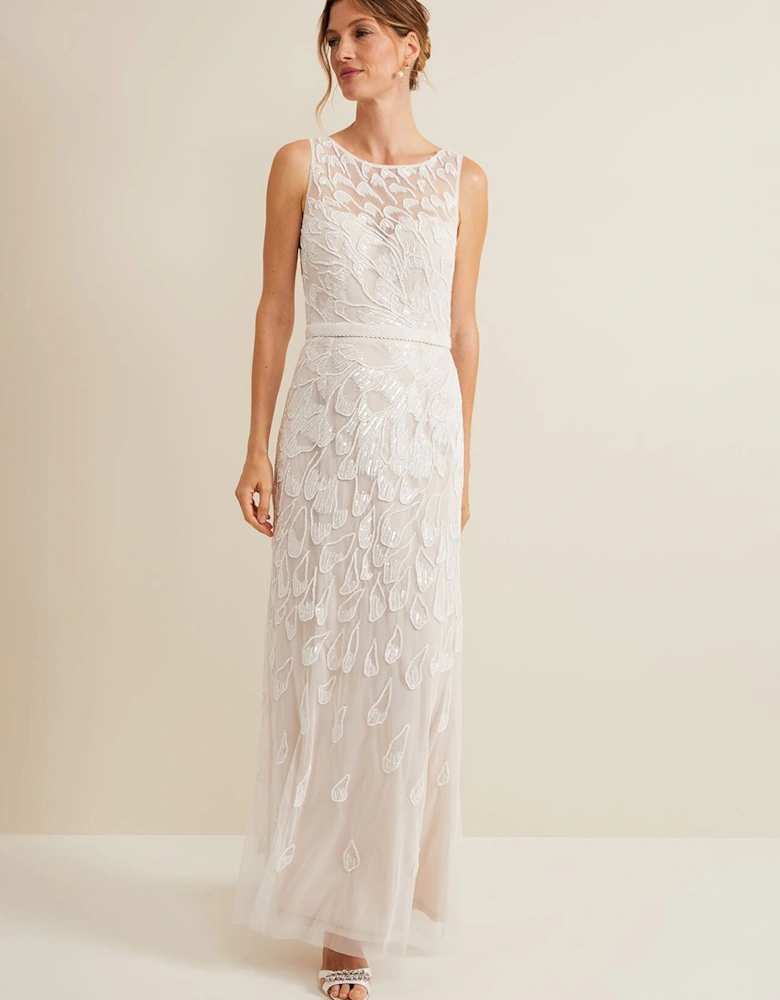 Ottilie Beaded Maxi Wedding Dress