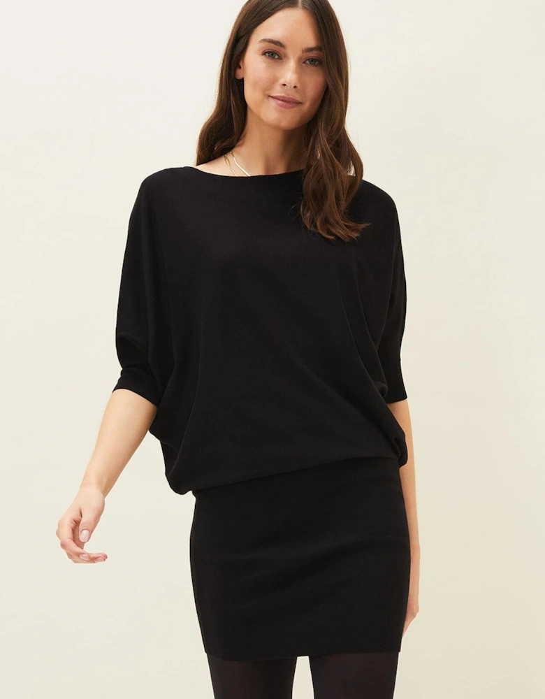 Becca Batwing Knitted Dress