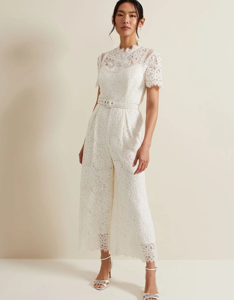 Amaliah Lace Bridal Jumpsuit