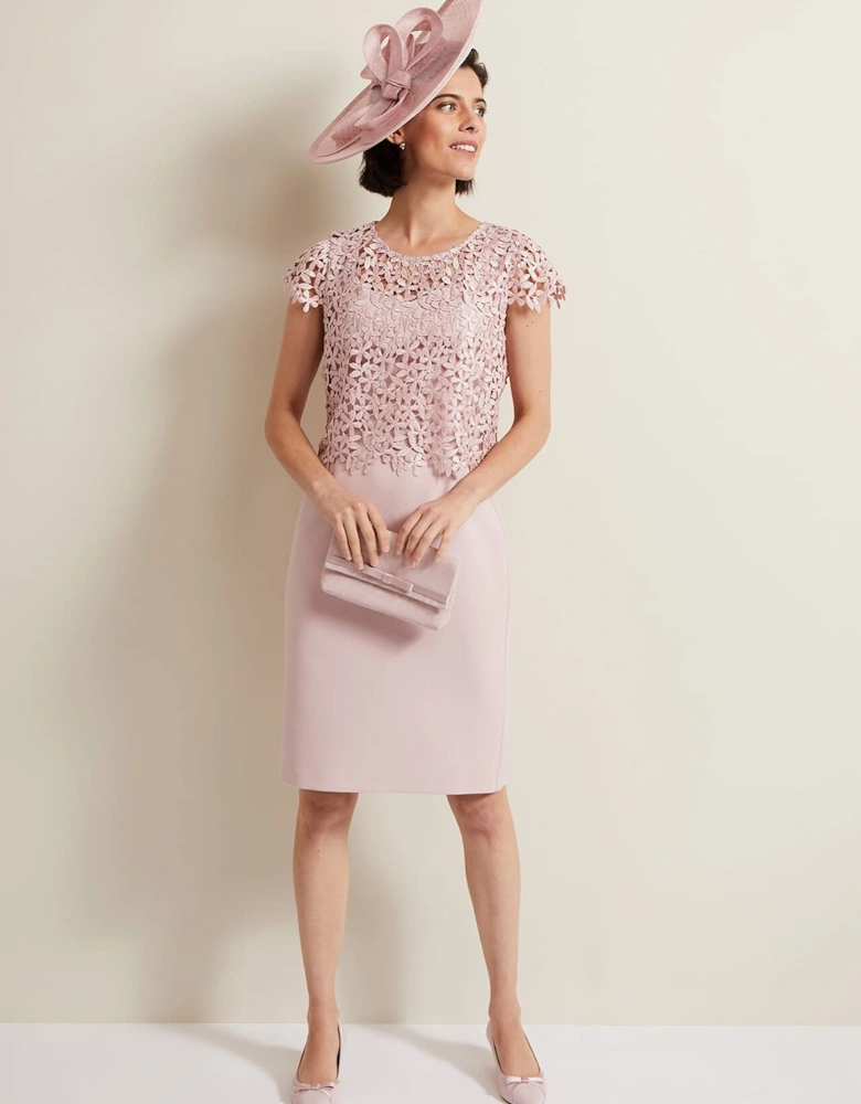 Daisy Lace Midi Dress