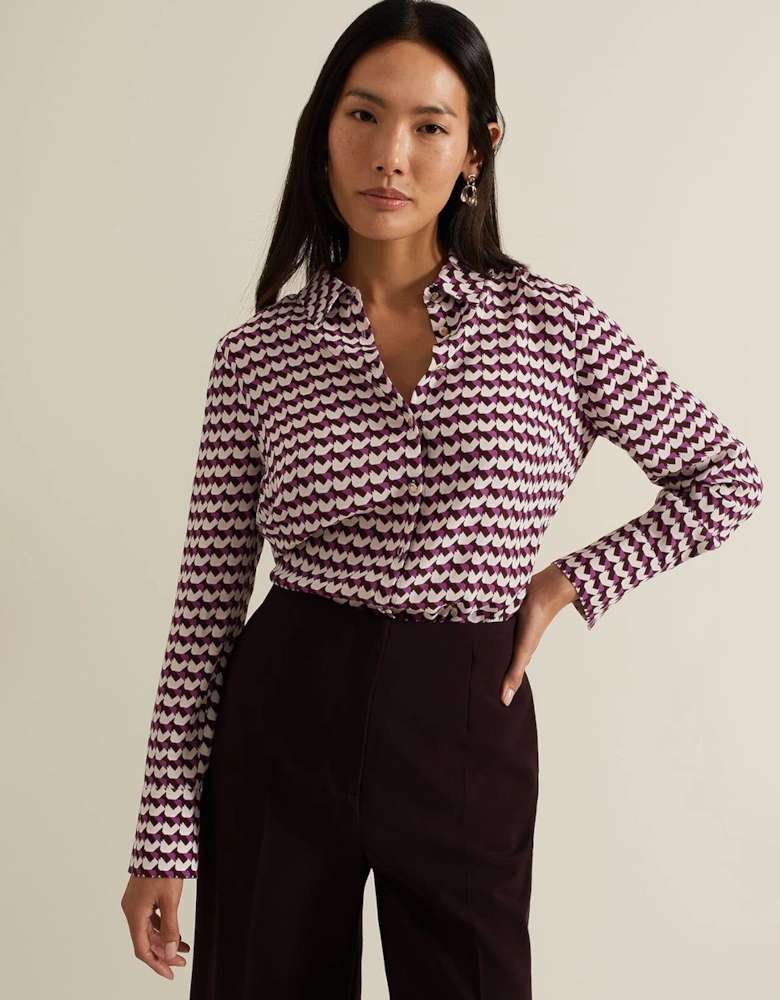 Gina Geo Print Shirt