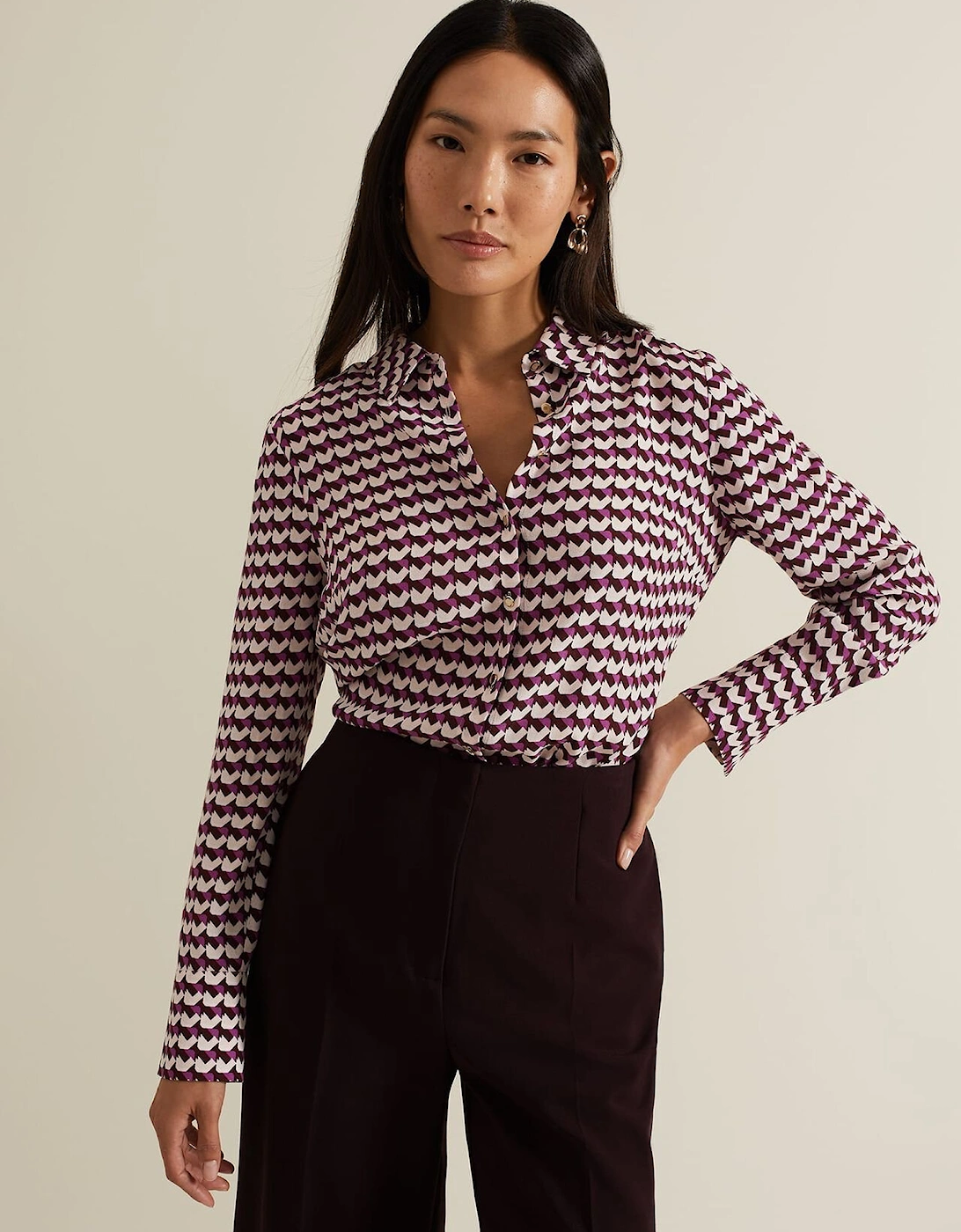 Gina Geo Print Shirt, 9 of 8