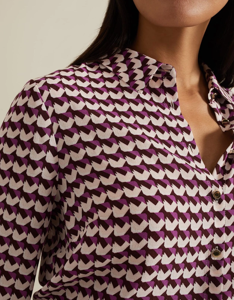 Gina Geo Print Shirt