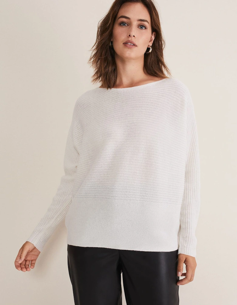 Isabella Ripple Wool Cashmere Jumper