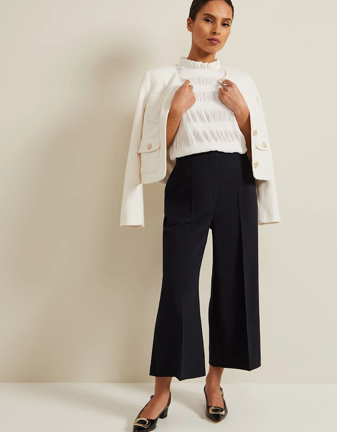 Petite Aubrielle Clean Crepe Culottes, 2 of 1