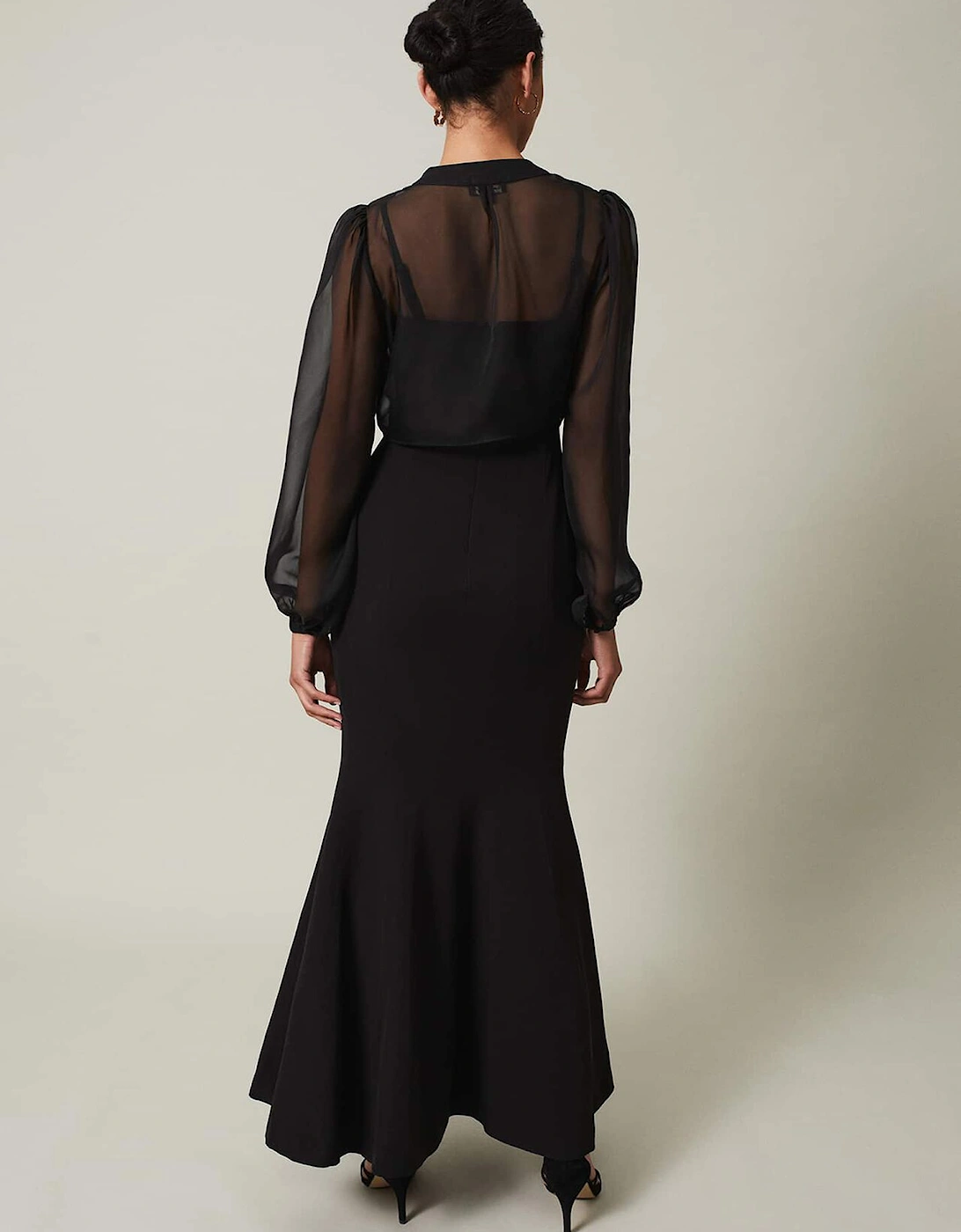 Freesia Black Maxi Dress