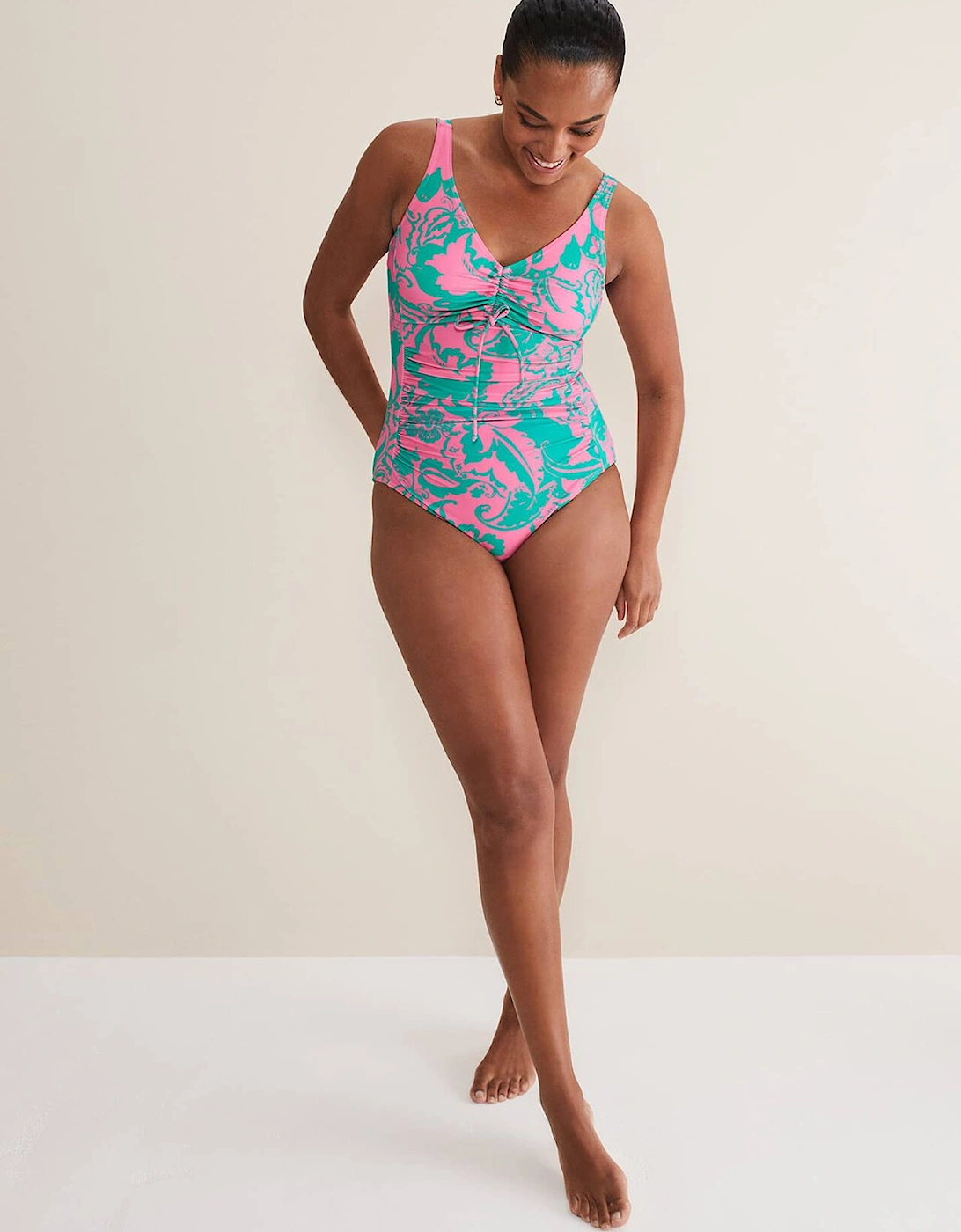 Paisley Printed Swimsuit