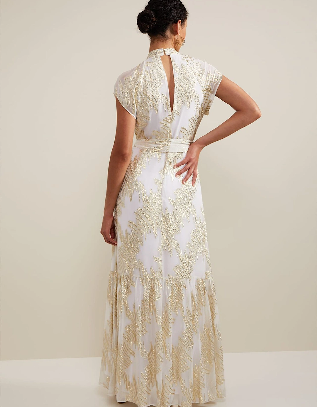 Kerena Shimmer Maxi Dress