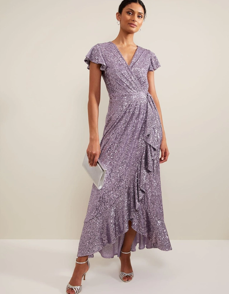 Carina Sequin Maxi Dress