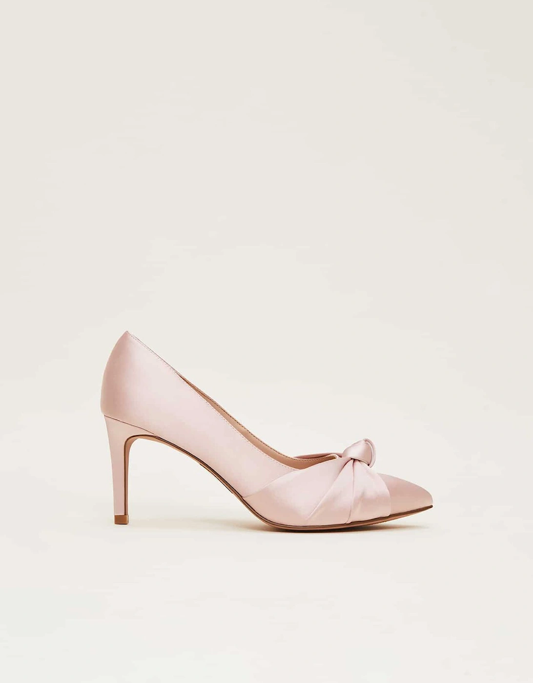 Satin Knot Front Court Shoe, 2 of 1