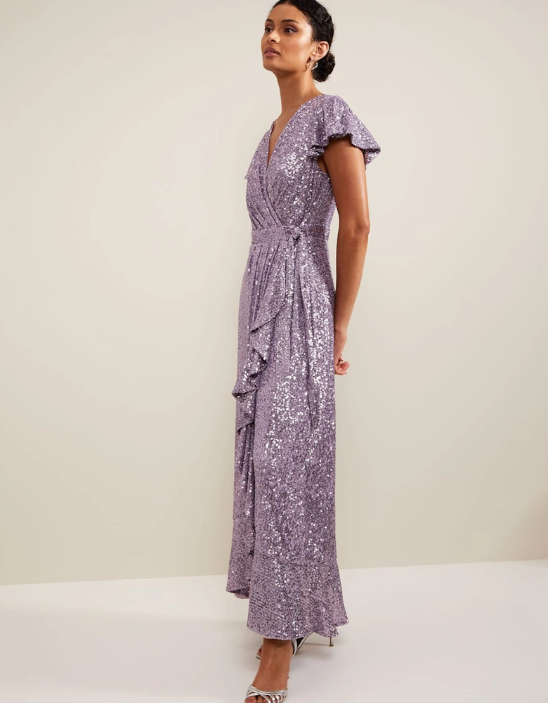 Carina Sequin Maxi Dress